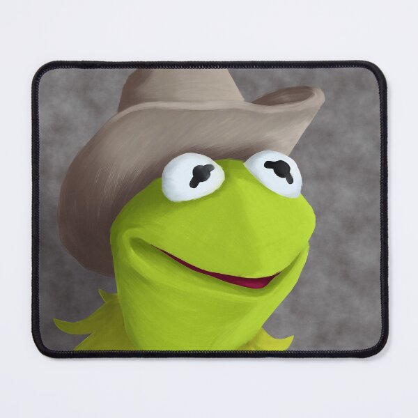 Item preview, Cowboy Hat Kermit Portrait designed and sold by DILLIGAFM8.