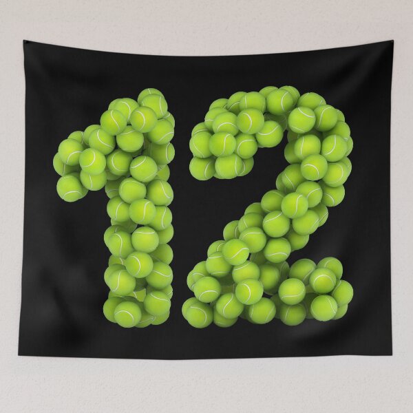 Item preview, Tennis Player Number 12 - Tennis Sports Twelve Game Set Match 12 designed and sold by elhefe.