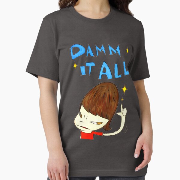 Item preview, Yoshitomo Nara Damm It All Tshirt - Yoshitomo Nara Damm It All Sticker designed and sold by augusttee.