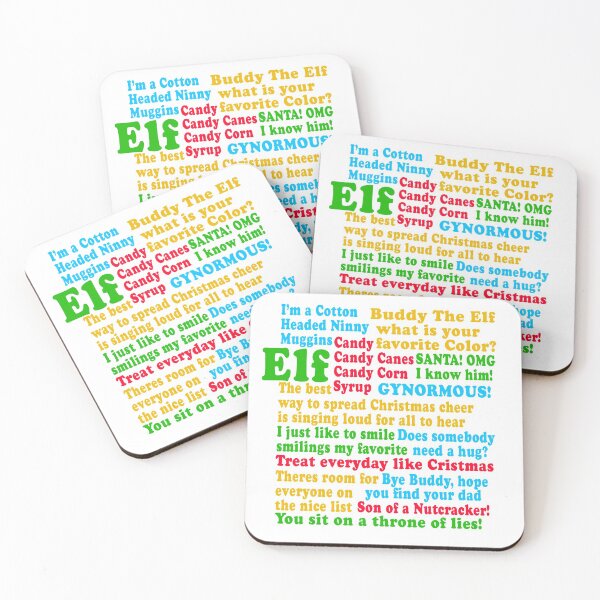 Item preview, Elf Quotes designed and sold by Christmas-Tees.