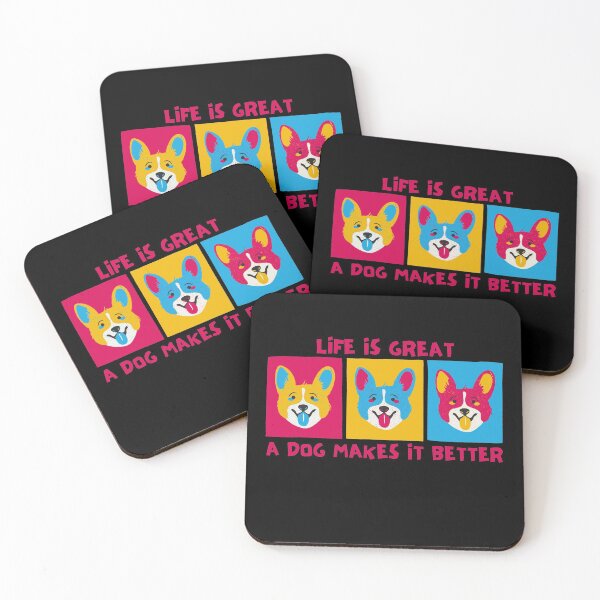 Item preview, Life is Great a Dog Makes It Better Corgi designed and sold by Nxt-Lvl-Awesome.