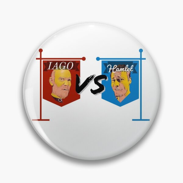 Item preview, Iago Vs Hamlet designed and sold by GrownupsRead.