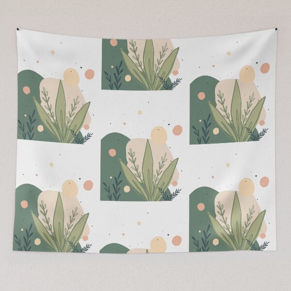 Item preview, Modern leaves 3 designed and sold by Ginger-ginseng.