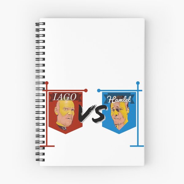 Item preview, Iago Vs Hamlet designed and sold by GrownupsRead.