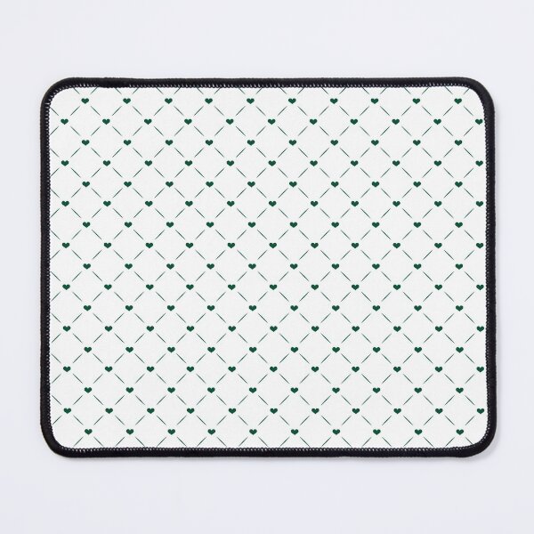 Item preview, One Color hearts geometric pattern in green designed and sold by Celey-shop.