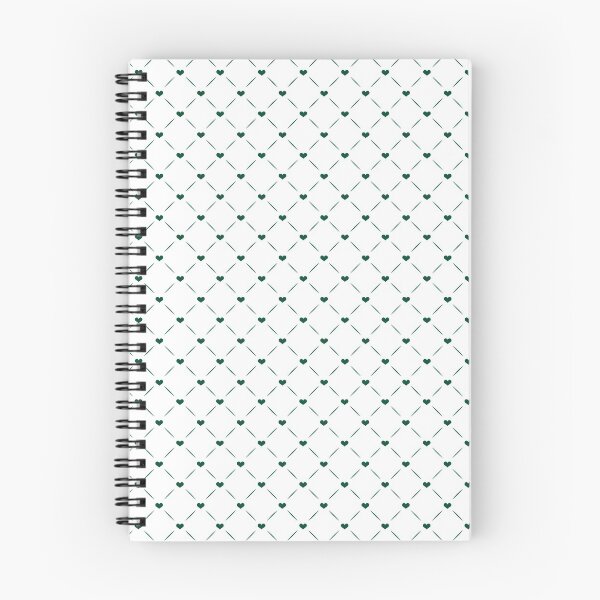 Item preview, One Color hearts geometric pattern in green designed and sold by Celey-shop.