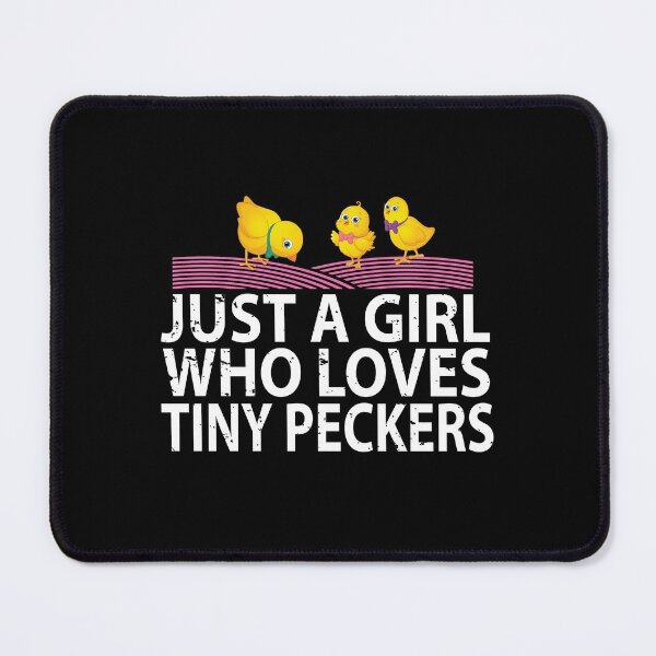 Item preview, Just a girl who loves tiny peckers retro designed and sold by HStudioPrints.