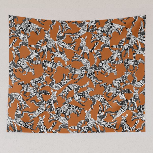 Item preview, woodland fox party orange designed and sold by scrummy.