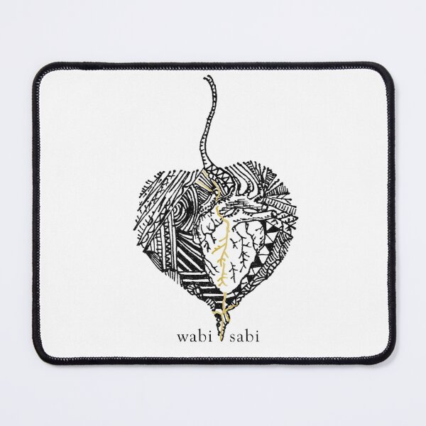 Item preview, Nature Heals Wabi Sabi Kintsugi Heart designed and sold by bittergodart.