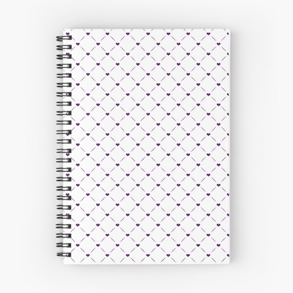 Item preview, One Color hearts geometric pattern in violet designed and sold by Celey-shop.