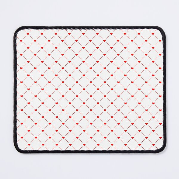 Item preview, One Color hearts geometric pattern in Red designed and sold by Celey-shop.
