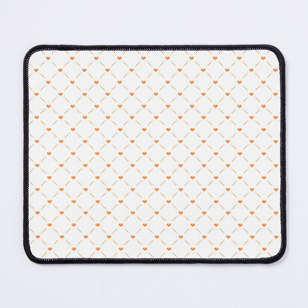 Item preview, One Color hearts geometric pattern in mustard yellow designed and sold by Celey-shop.