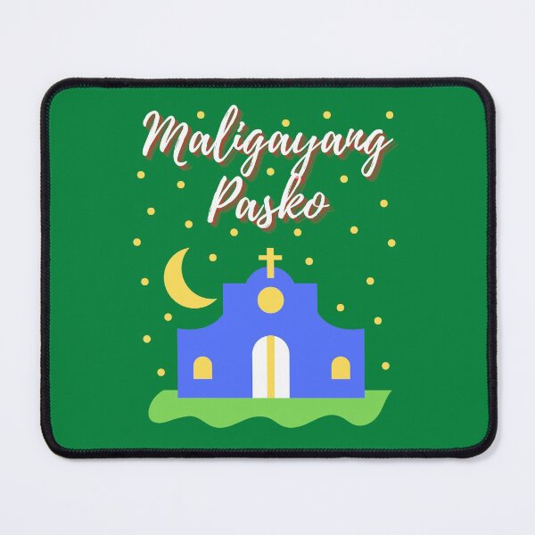 Item preview, Merry Christmas Maligayang Pasko with Church- Filipino Christmas designed and sold by CaitU.