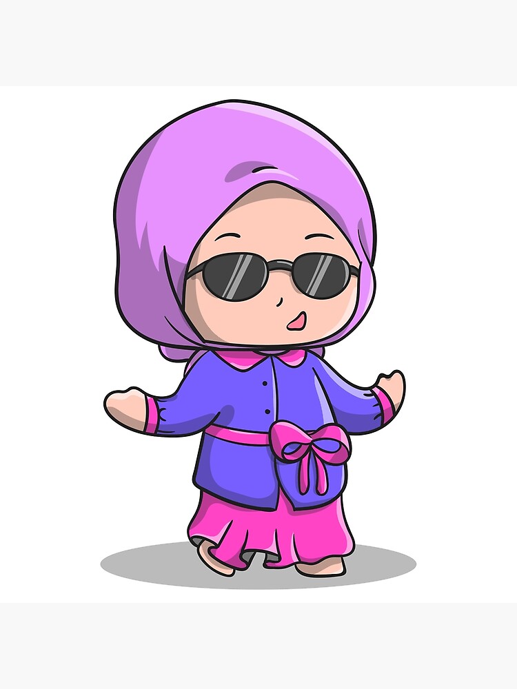 Cartoon hijab girl  Anime muslim, Pretty anime girl, Girl glasses anime