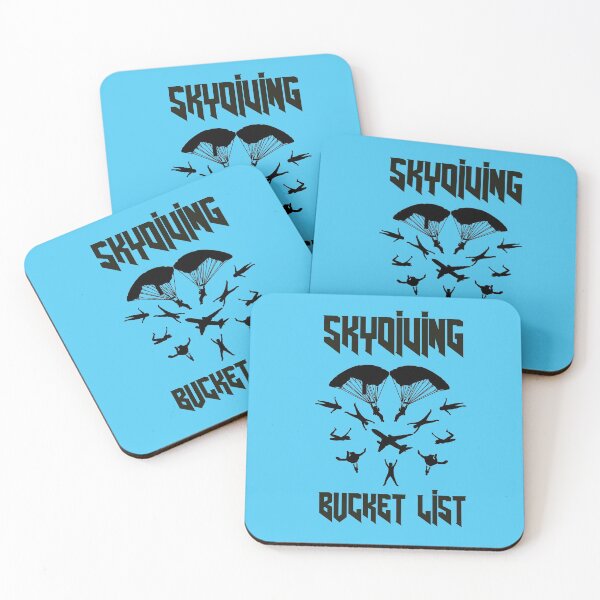 Item preview, skydiving bucket list designed and sold by Polla-Shirt.