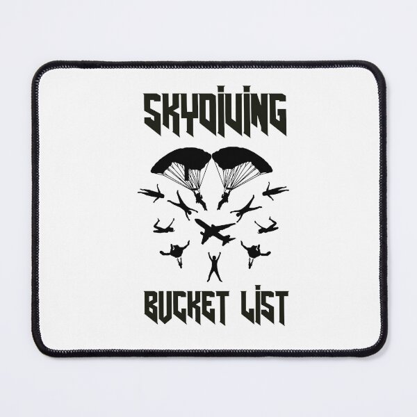 Item preview, skydiving bucket list designed and sold by Polla-Shirt.