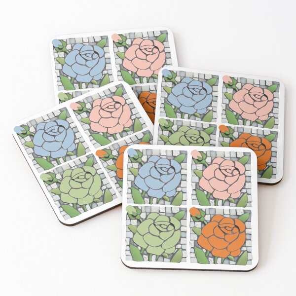 Item preview, Spring Roses – Set Number Three designed and sold by TheArtBarCafe.