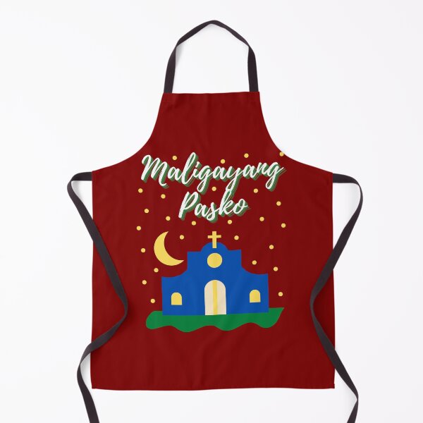 Item preview, Merry Christmas Maligayang Pasko with Church- Filipino Christmas designed and sold by CaitU.