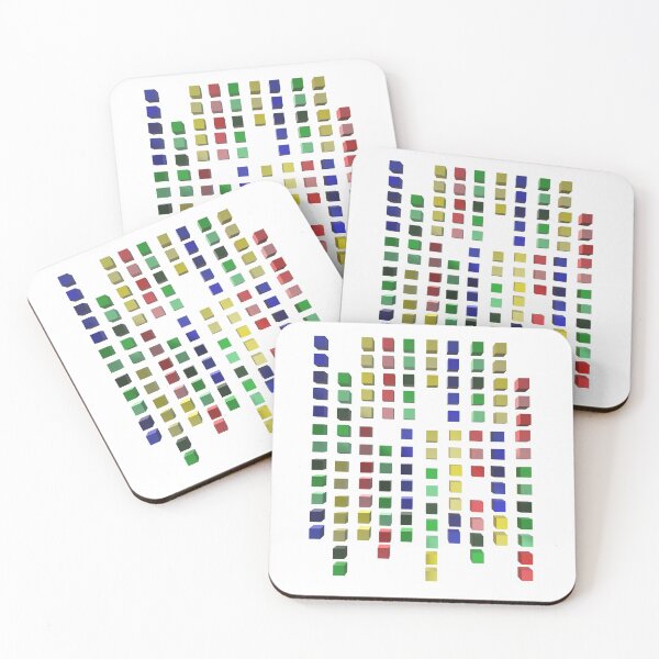 Item preview, square colored designed and sold by miaterinka.