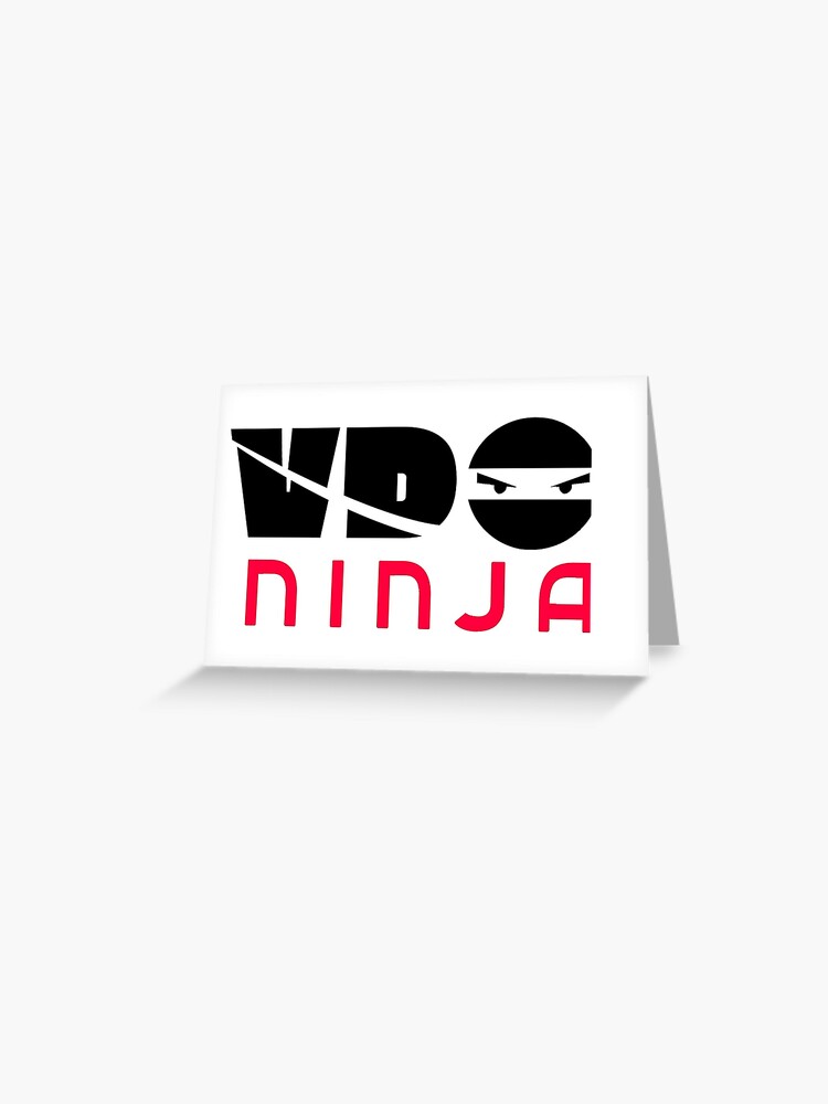 Thumbnail 1 of 2, Greeting Card, VDO.Ninja - Zero Commission designed and sold by steveseguin.