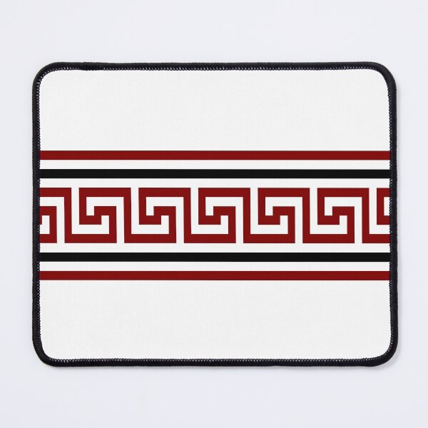 Item preview, Greek key pattern design, Greek Statue,Greek Goddesses, greek myths, Greek Goddess,Red And Black designed and sold by bubbley2021.