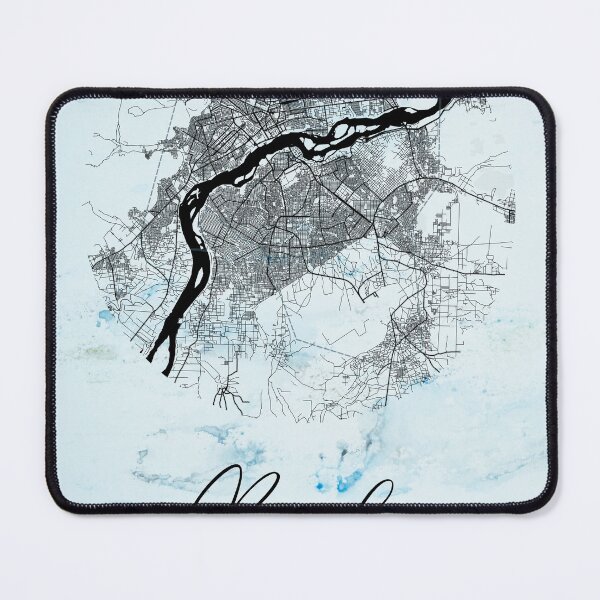 Item preview, Bamako - Mali Alpha Watercolor Map designed and sold by WatercolorMap.
