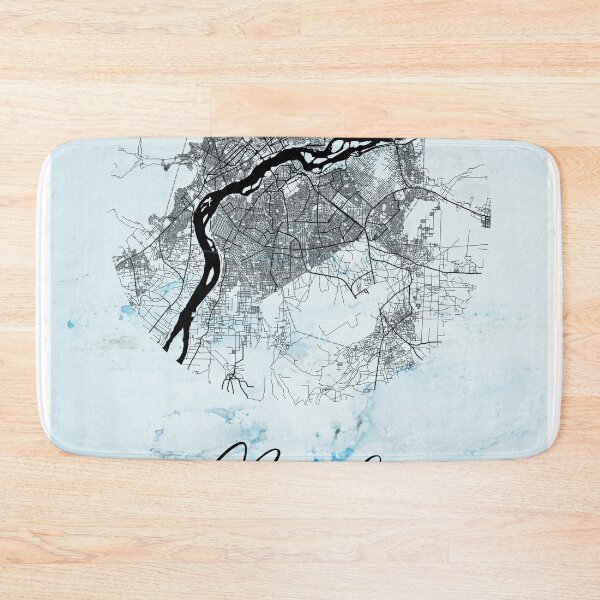 Item preview, Bamako - Mali Alpha Watercolor Map designed and sold by WatercolorMap.
