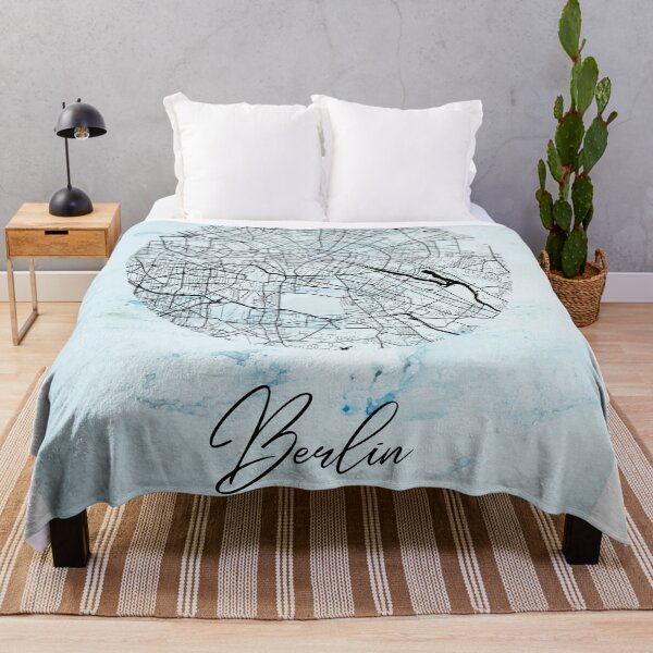 Item preview, Berlin - Germary Alpha Watercolor Map designed and sold by WatercolorMap.