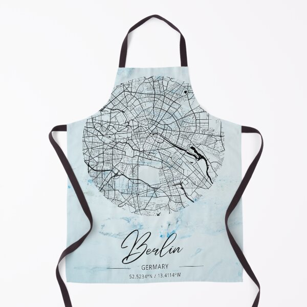 Item preview, Berlin - Germary Alpha Watercolor Map designed and sold by WatercolorMap.