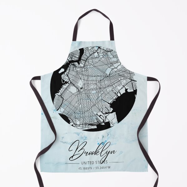 Item preview, Brooklyn - United States Alpha Watercolor Map designed and sold by WatercolorMap.