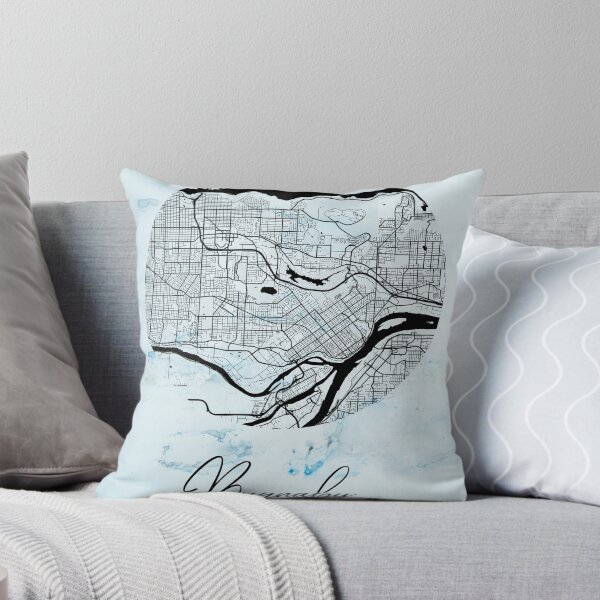 Item preview, Burnaby - Canada Alpha Watercolor Map designed and sold by WatercolorMap.