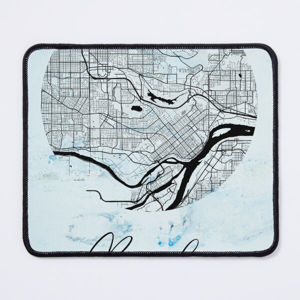 Item preview, Burnaby - Canada Alpha Watercolor Map designed and sold by WatercolorMap.