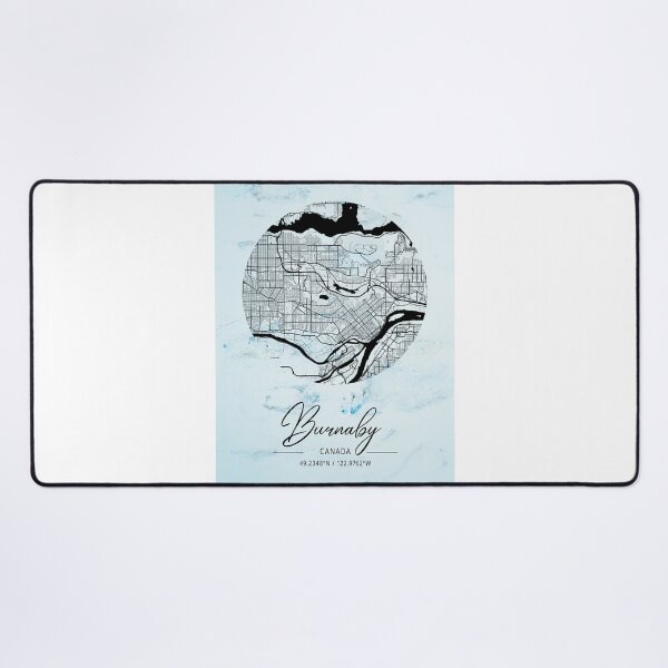 Item preview, Burnaby - Canada Alpha Watercolor Map designed and sold by WatercolorMap.