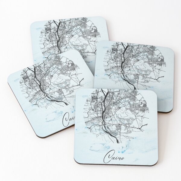 Item preview, Cairo - Egypt Alpha Watercolor Map designed and sold by WatercolorMap.