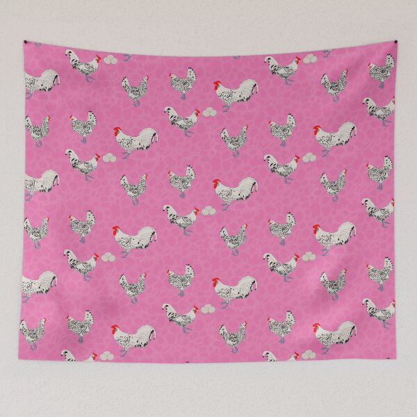 Item preview, Silver Spangled Hamburg Pink designed and sold by Ashley Gagnon.