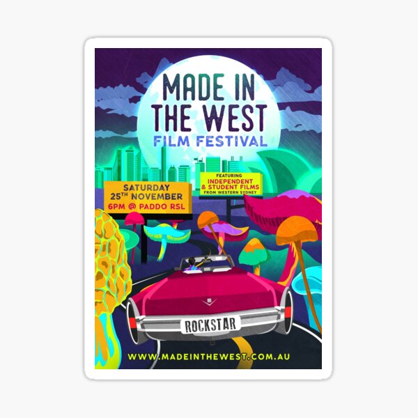 Made in the West 2017 Poster Sticker