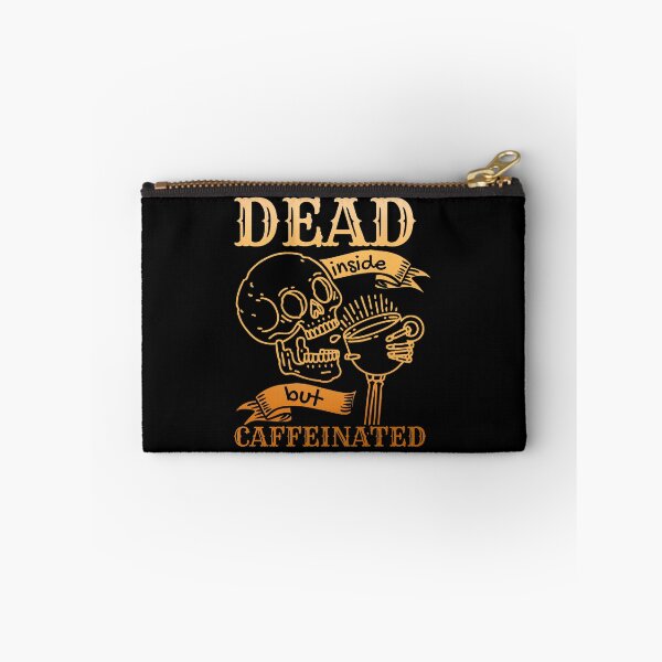 Item preview, Dead Inside But Caffeinated Skeleton | Brown sugar designed and sold by Mixture-DESIGN.