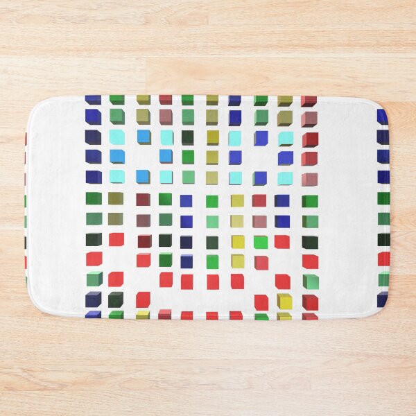 Item preview, square colored smile designed and sold by miaterinka.
