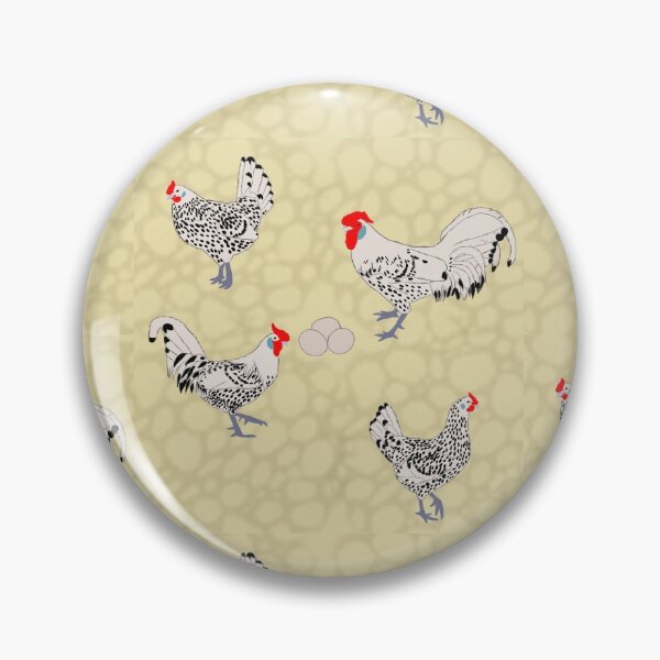 Item preview, Silver Spangled Hamburg Cream designed and sold by Ashley Gagnon.