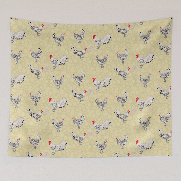 Item preview, Silver Spangled Hamburg Cream designed and sold by Ashley Gagnon.