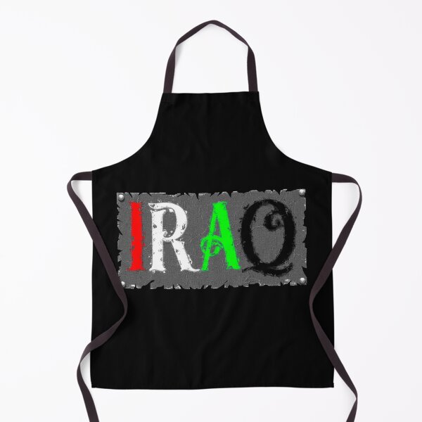 Item preview, Iraq In English Calligraphy Color Design designed and sold by wisamart.