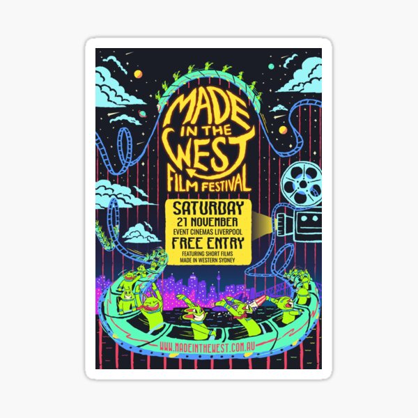 Made in the West 2020 Poster Sticker
