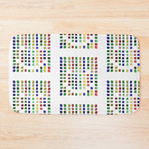 Item preview, square colored smile designed and sold by miaterinka.