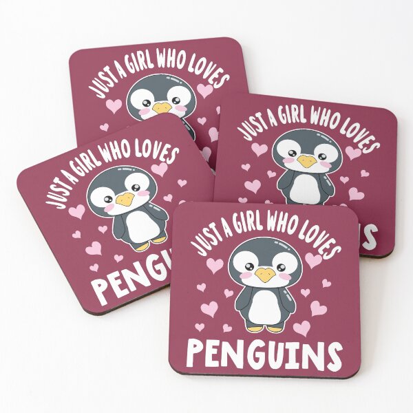 Item preview, Just A Girl Who Loves Penguins designed and sold by samah82.