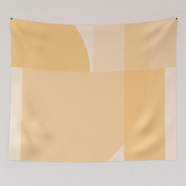 Item preview, Geometry shape organic mustard #illustrationeart #geometric designed and sold by MerleCallesen.