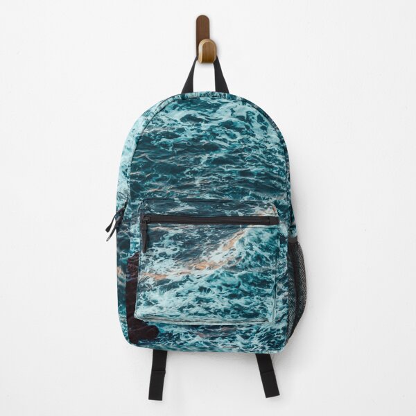 Item preview, Dark Blue Sea Waves with Rocks designed and sold by Hassan Adnan.