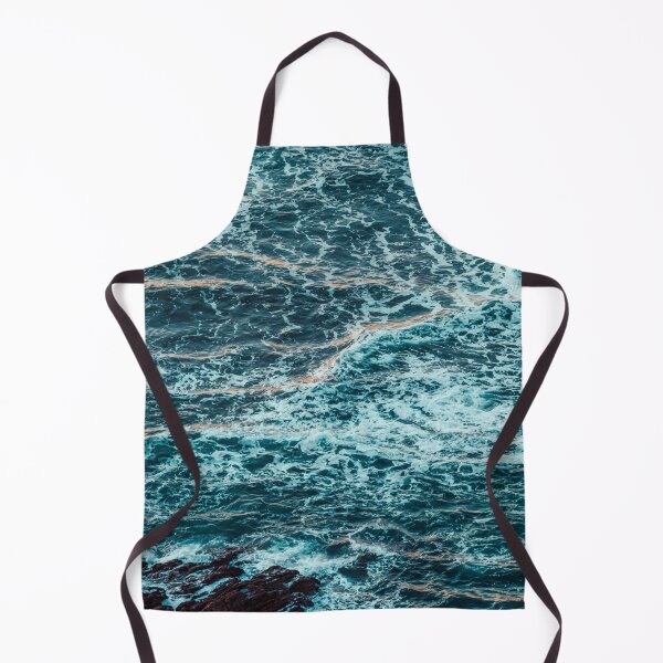 Item preview, Dark Blue Sea Waves with Rocks designed and sold by Hassan Adnan.