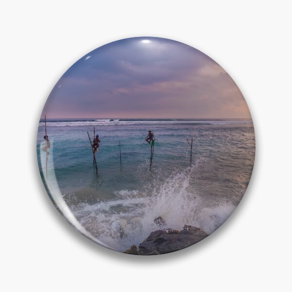 Item preview, Still fishing in the sea landscape  designed and sold by Kanishka Gunathunga.