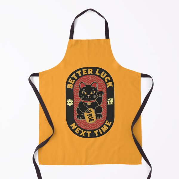 Item preview, Better Luck Next Time (Maneki Neko / Lucky Cat/  Black cat ) designed and sold by Printeesign Shop.