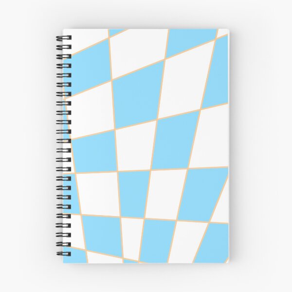 Item preview, Distorted Checkers: Blue and Orange designed and sold by A.X. Bates.